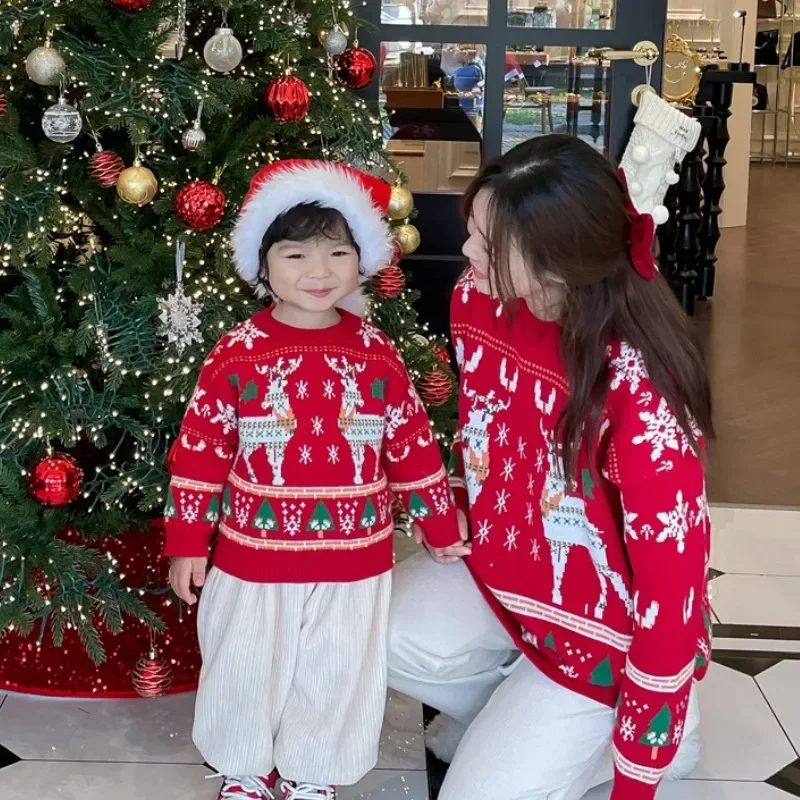 Plant Parent Clothing - Aile Eşleştirme Noel Ren Geyiği Ağacı