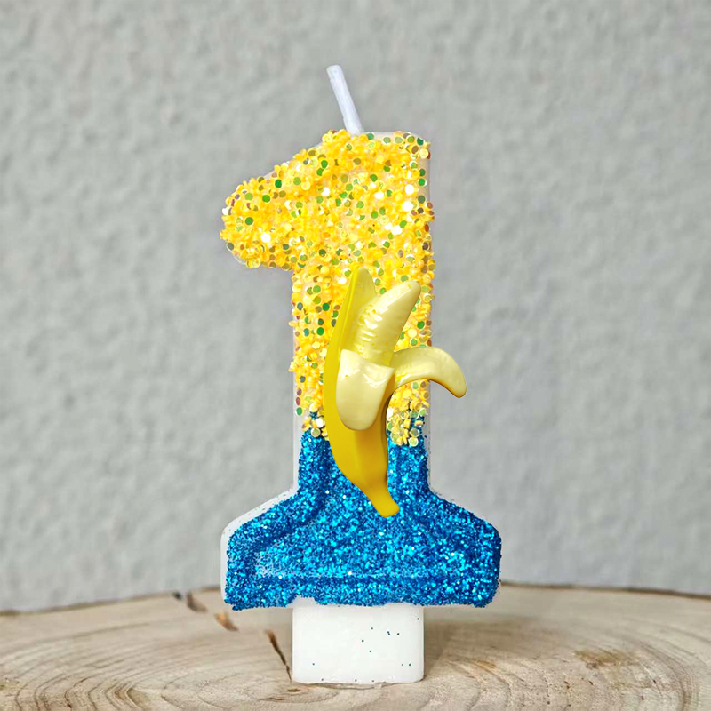 Sarı Muz Adam Mum Numarası 0-9 - Plant Parent Gifts incelemesi ve fiyatı